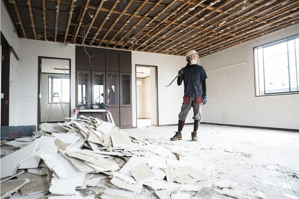 できるだけスピーディに解体を終わらせてしまいたい